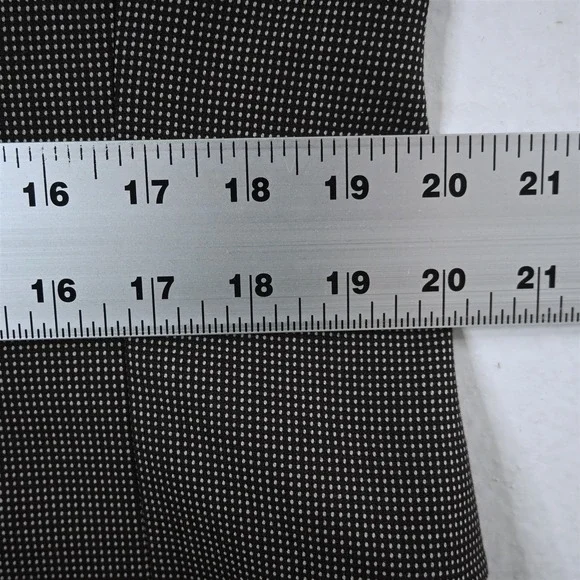 Armani Collezioni 40R Brown‎ Pin Dot 100% Wool Italy Blazer Jacket Sport Coat